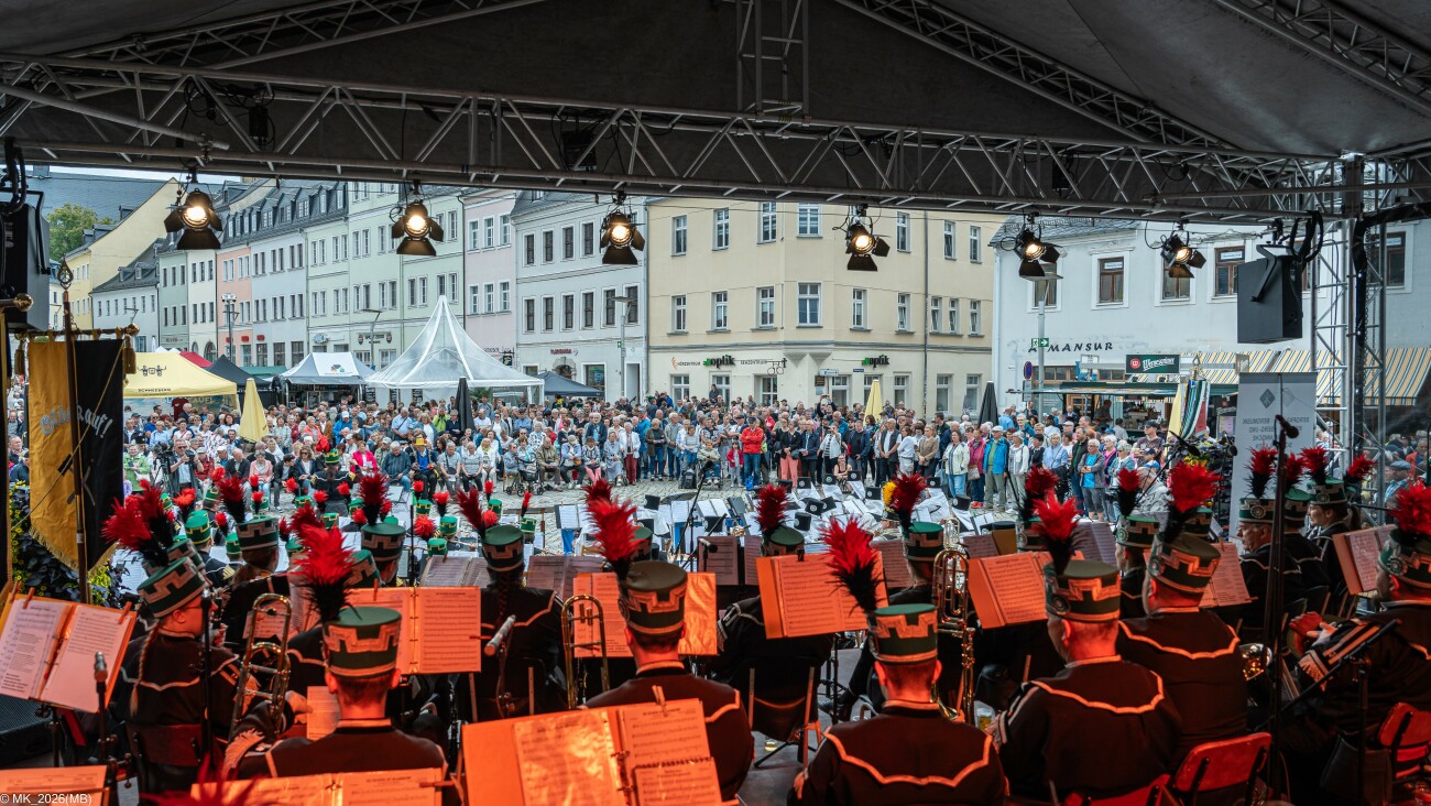 Blick von der Bühne ins Publikum